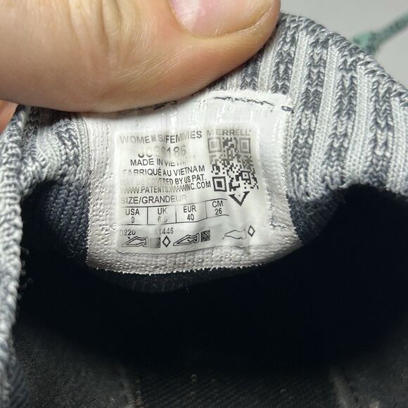 Merrell Mag 9 Running Hiking Shoes Women's 9 Gray Blue Vibram Sneaker - Picture 6 of 7